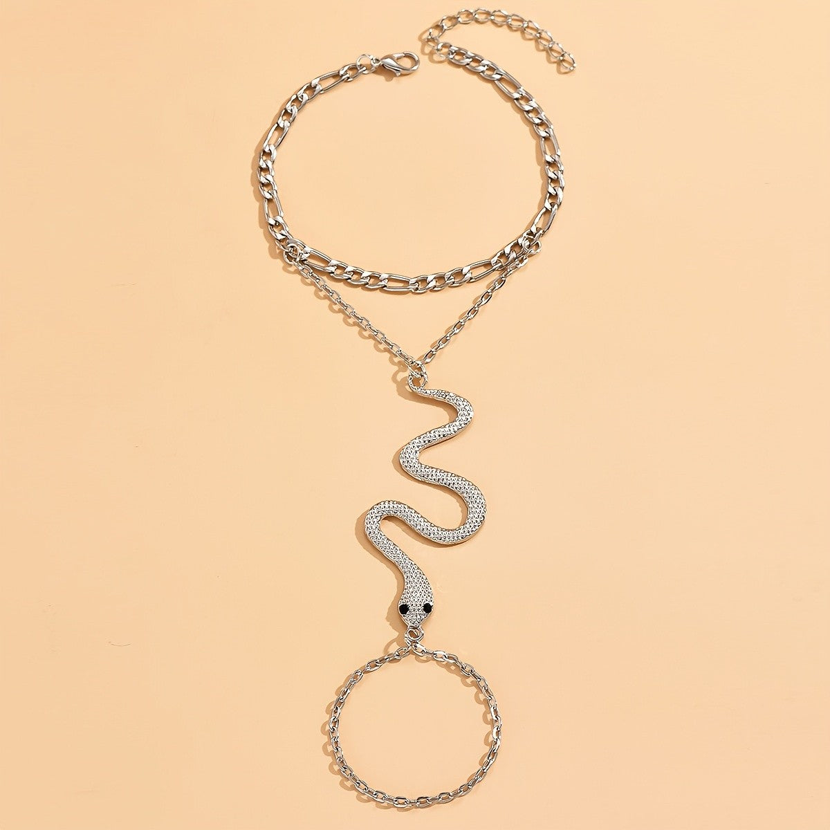 Classy Snake Chain Hand Bracelet