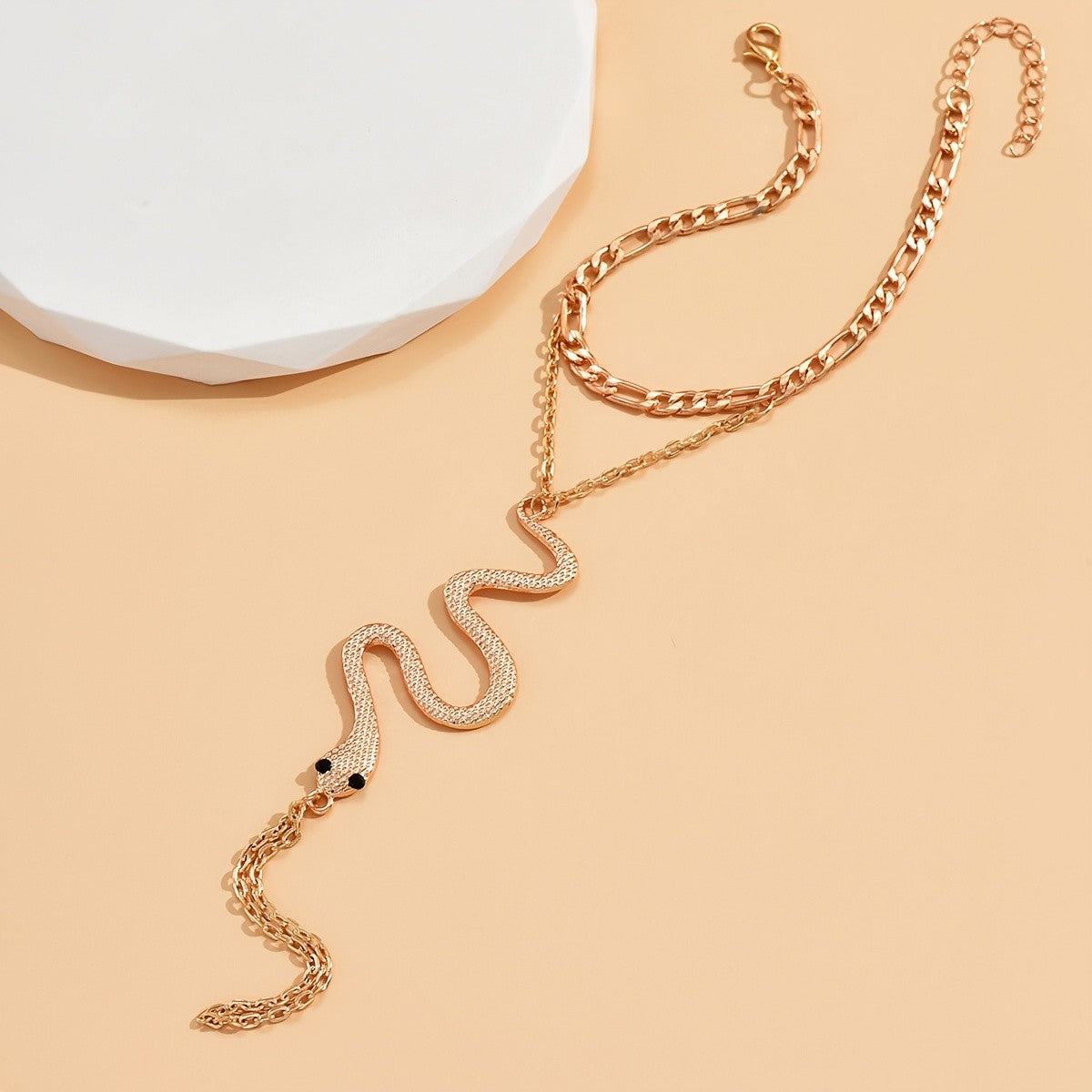 Classy Snake Chain Hand Bracelet