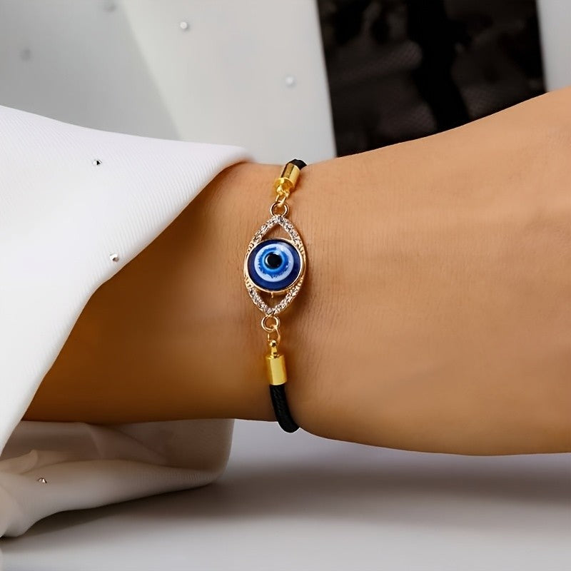 Dainty Boho Evil Eye Bracelet