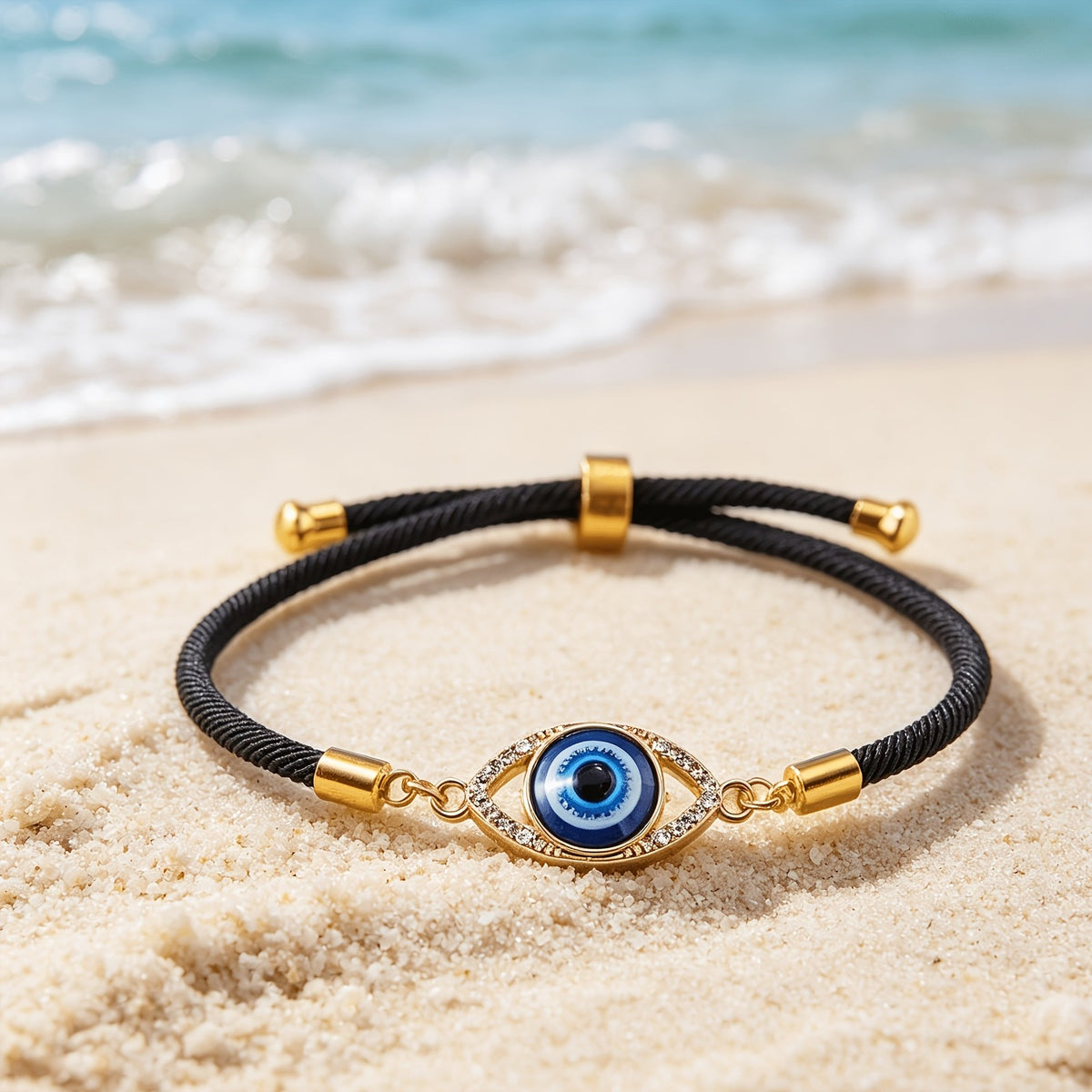 Dainty Boho Evil Eye Bracelet