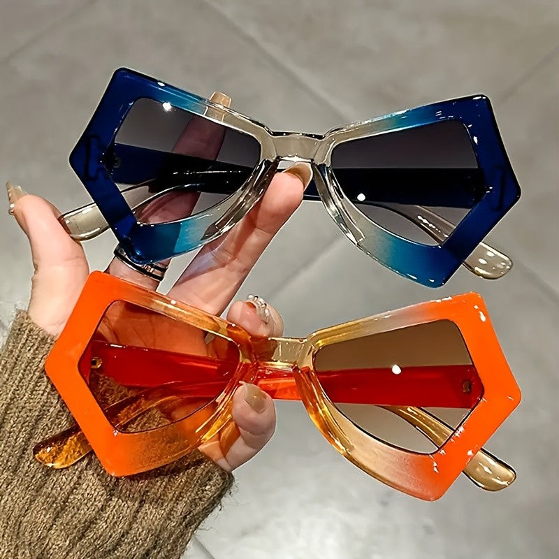 Classy Geometric Acrylic Sunglasses
