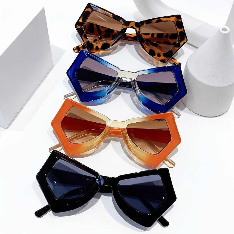 Classy Geometric Acrylic Sunglasses