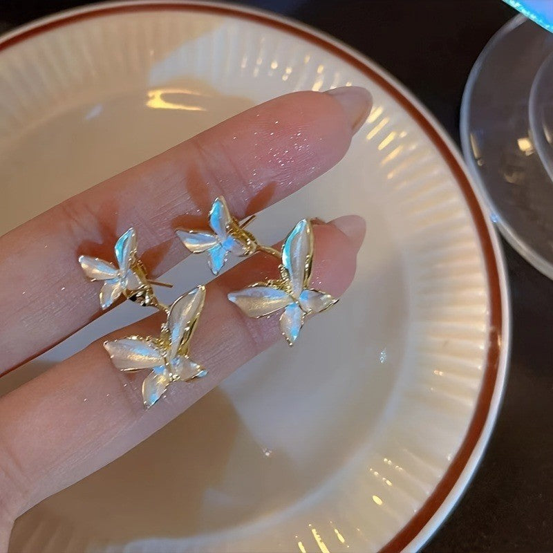 Dainty Acrylic Butterfly Stud Earrings