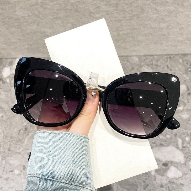 Retro Leopard Print Cat Eye Sunglasses