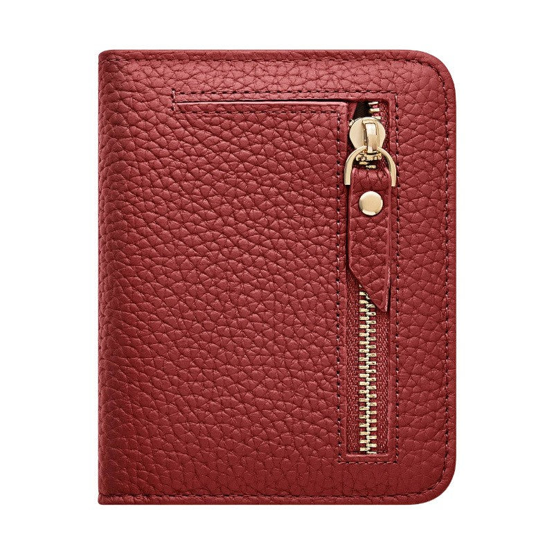 Classy Vintage Zipper Compact Wallet