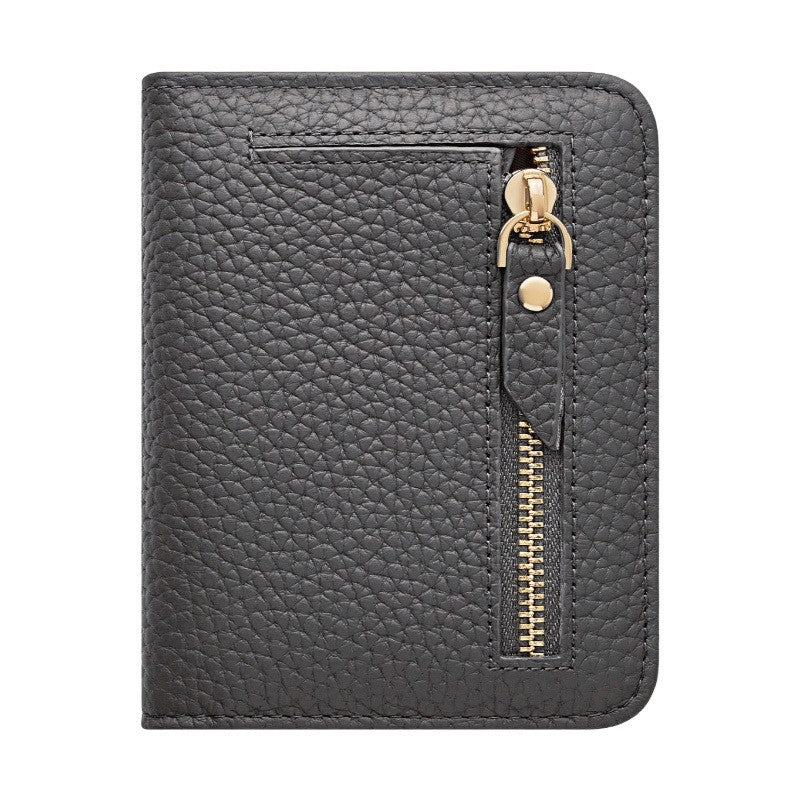 Classy Vintage Zipper Compact Wallet
