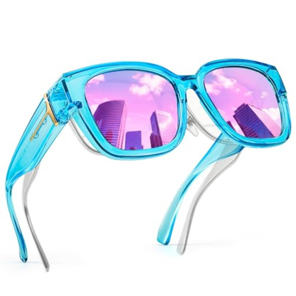 Classy Pink Square Sunglasses