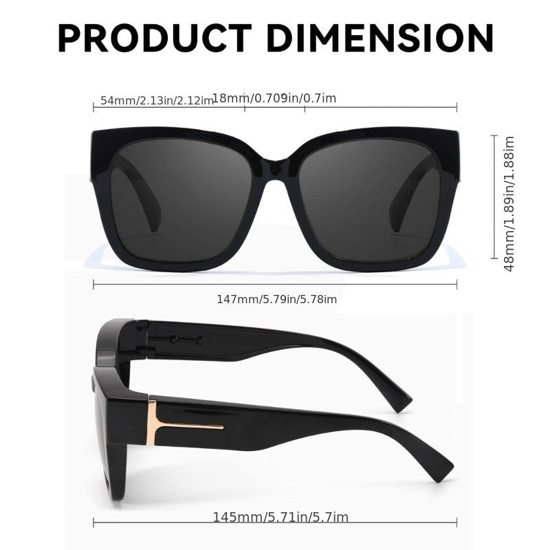 Classy Pink Square Sunglasses