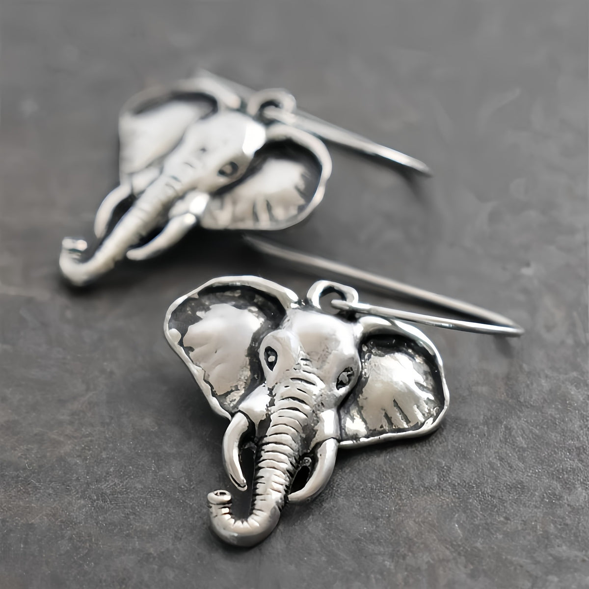 Classy Boho Elephant Dangle Earrings
