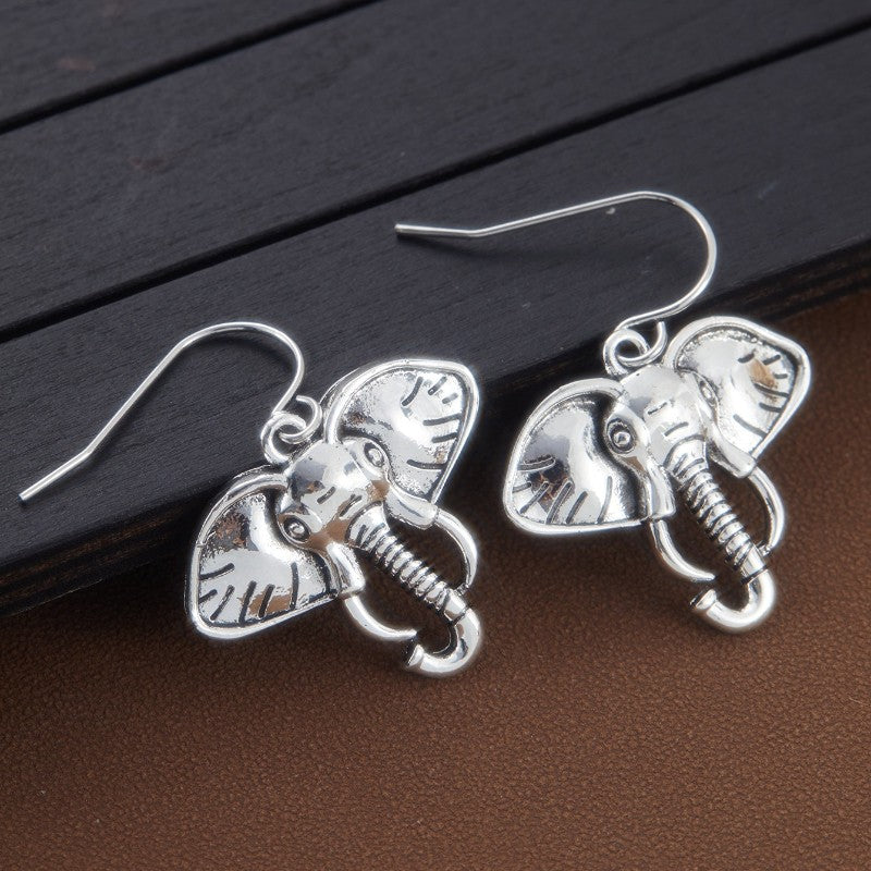Classy Boho Elephant Dangle Earrings