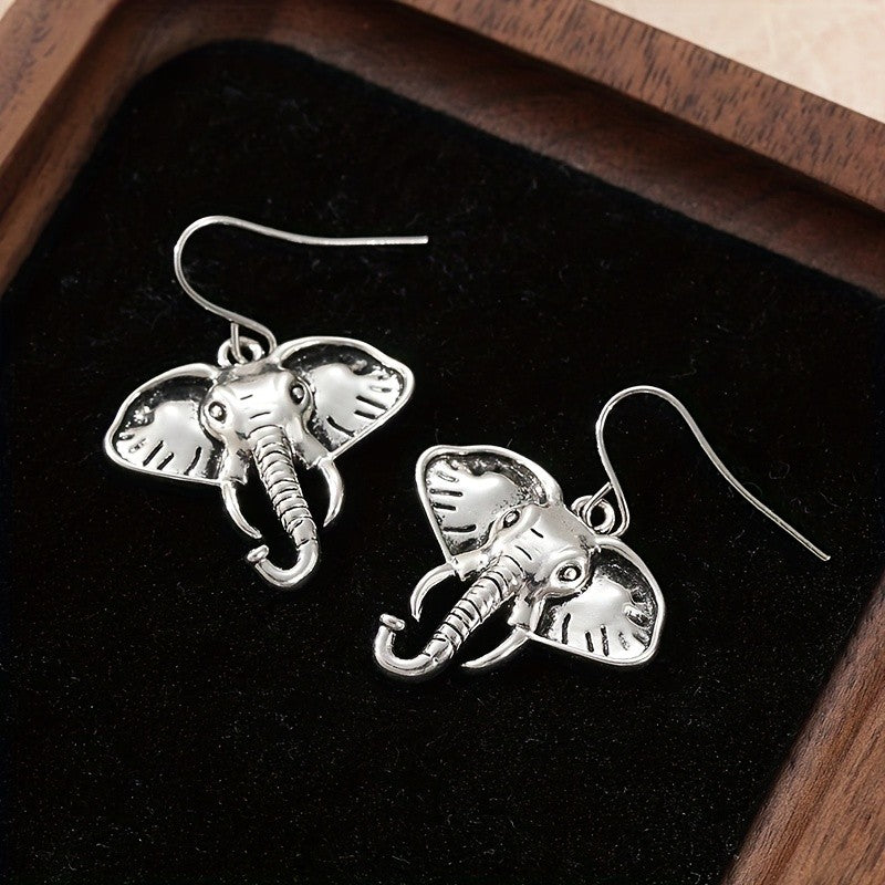 Classy Boho Elephant Dangle Earrings