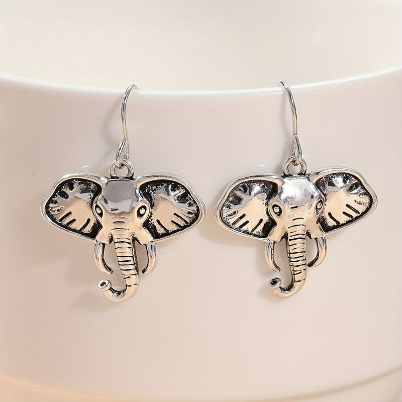 Classy Boho Elephant Dangle Earrings