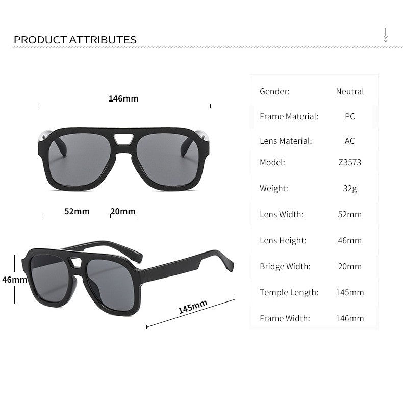 Trendy Tortoise Oversized Sunglasses