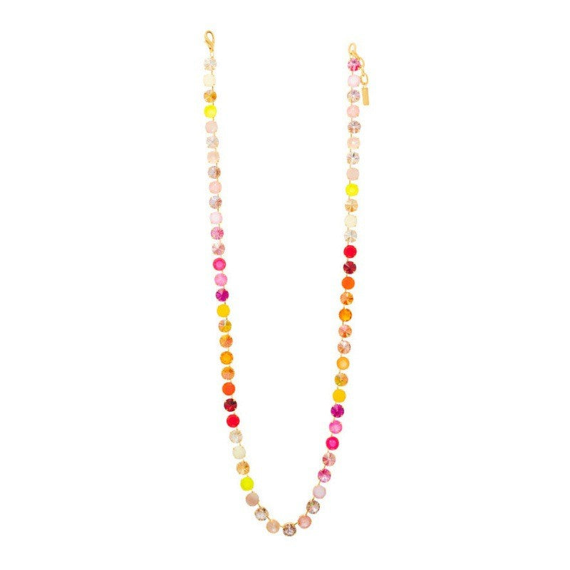Boho Macaron Round Bead Layered Necklace