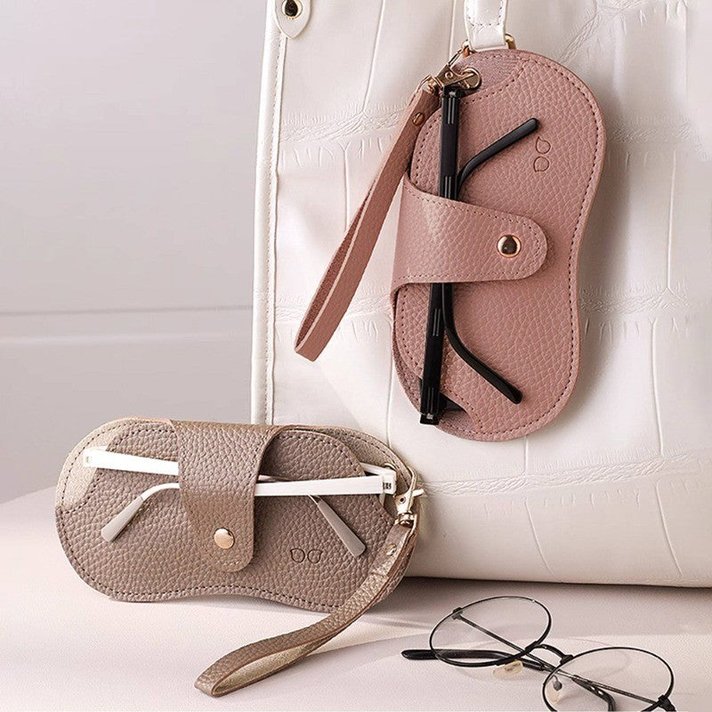 Classy Lychee Texture Eyeglass Case