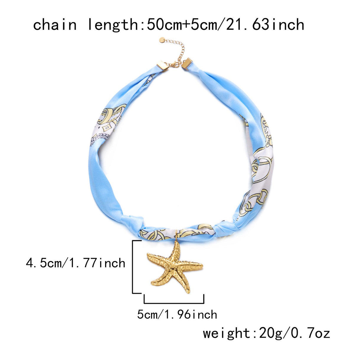 Boho Floral Scarf Sun & Heart Necklace