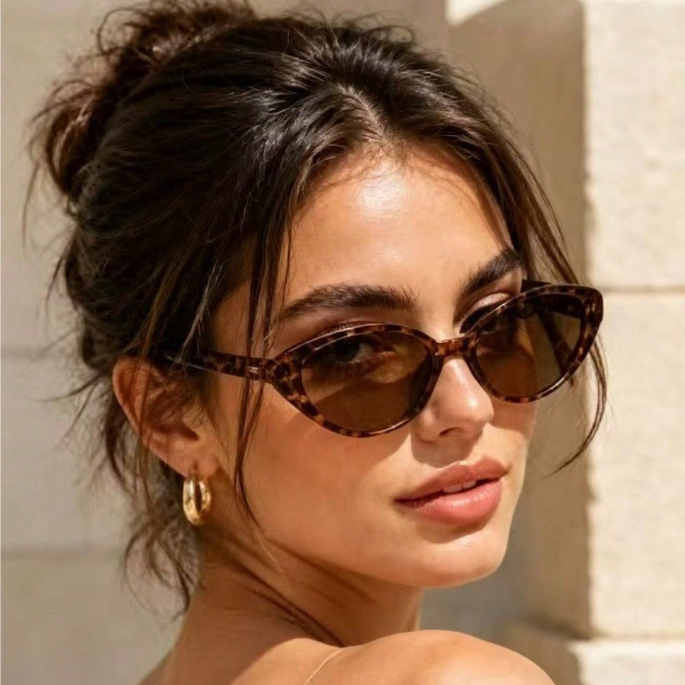 Classy Leopard Print Cat Eye Sunglasses