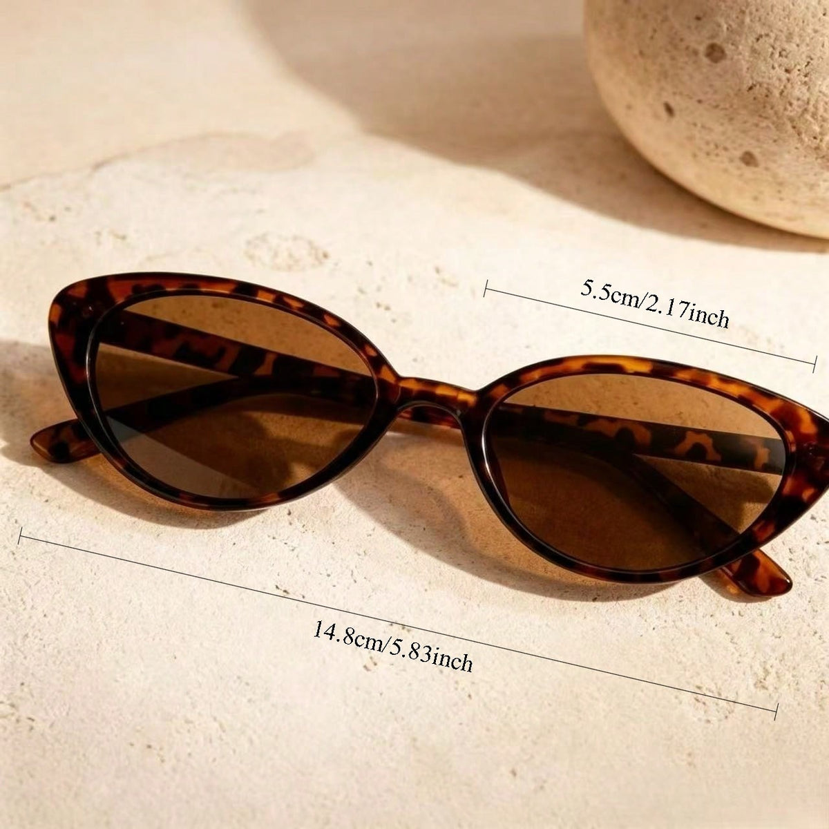 Classy Leopard Print Cat Eye Sunglasses