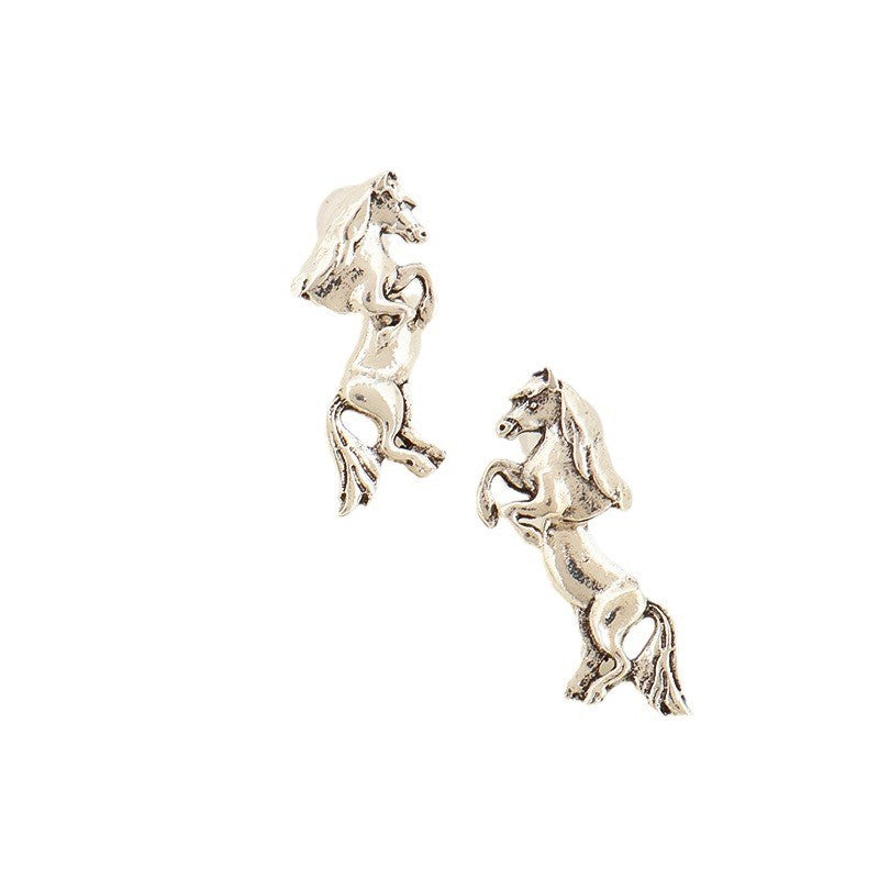 Classy Vintage Horse Earrings