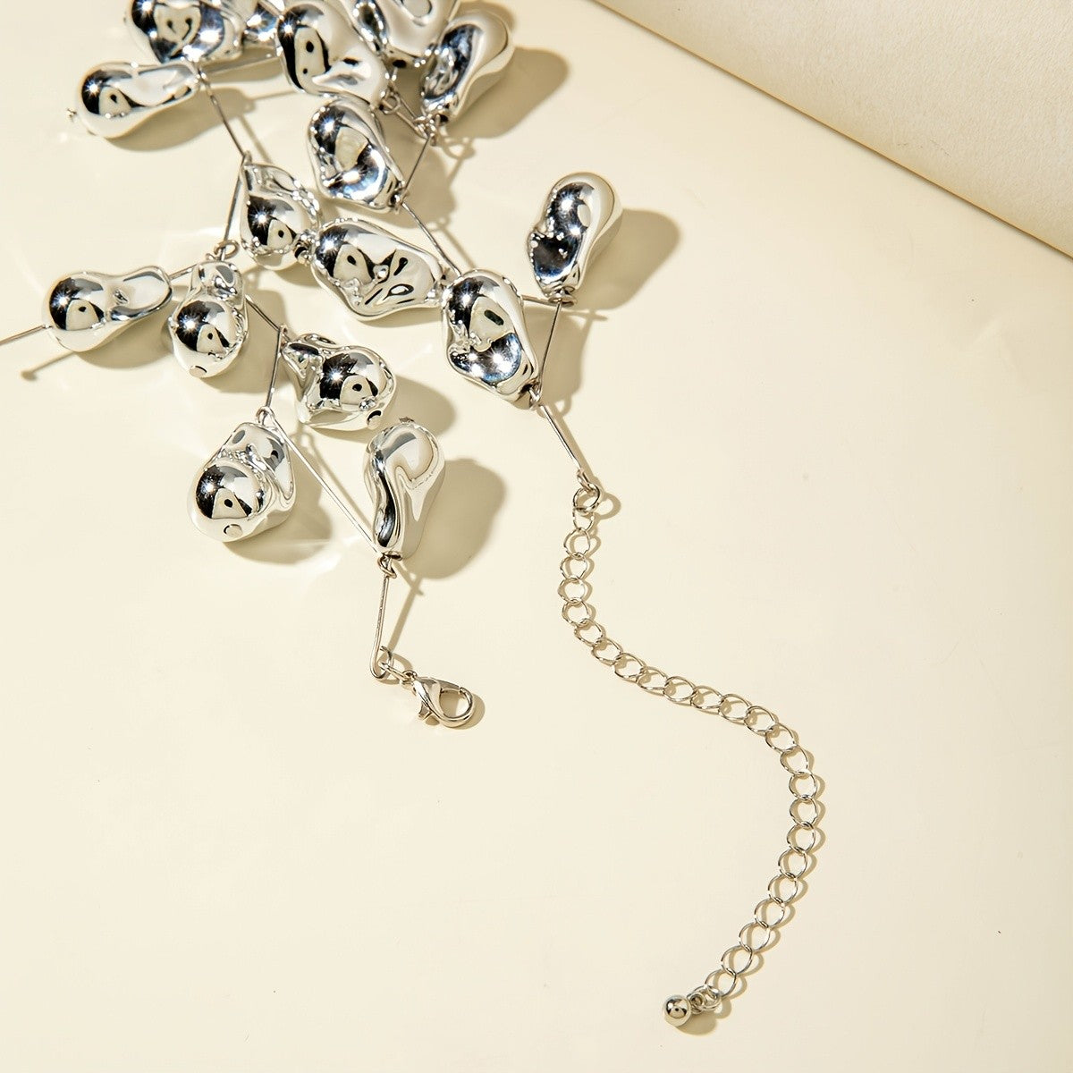 Statement Glossy Water Droplet Necklace