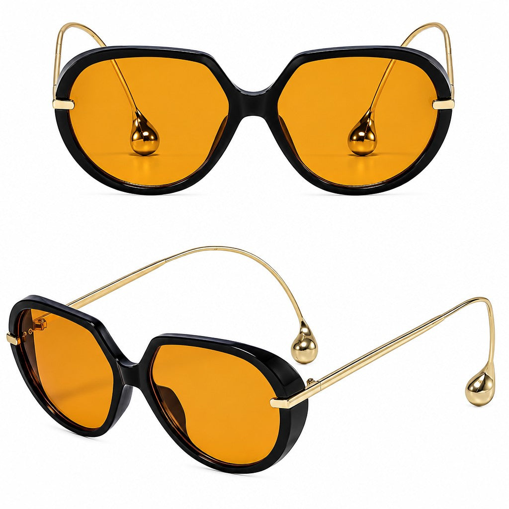 Classy Oversized Acetate Sunglasses