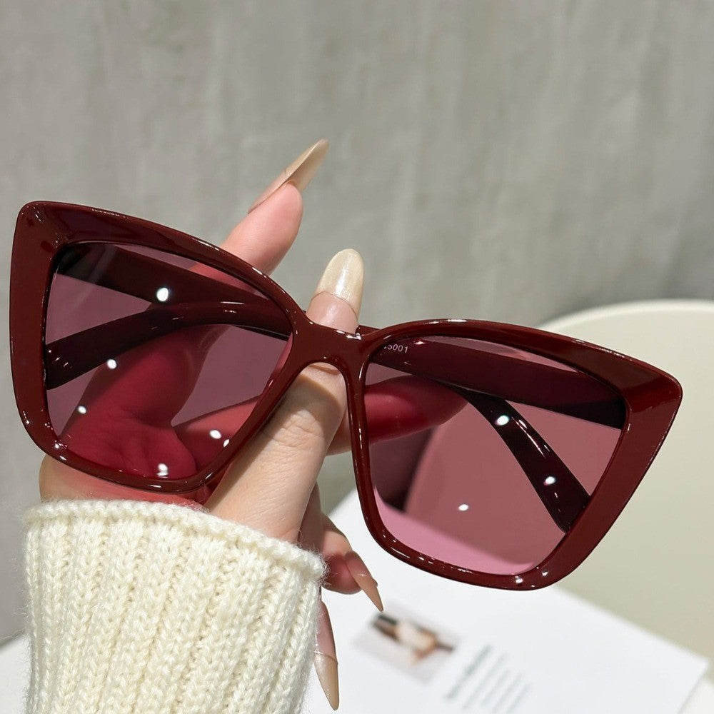 6pc Classy Retro Cat Eye Sunglasses Set