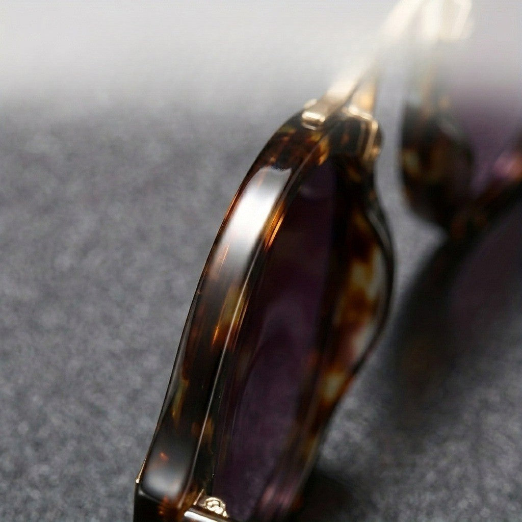 Retro Tortoise Round Sunglasses