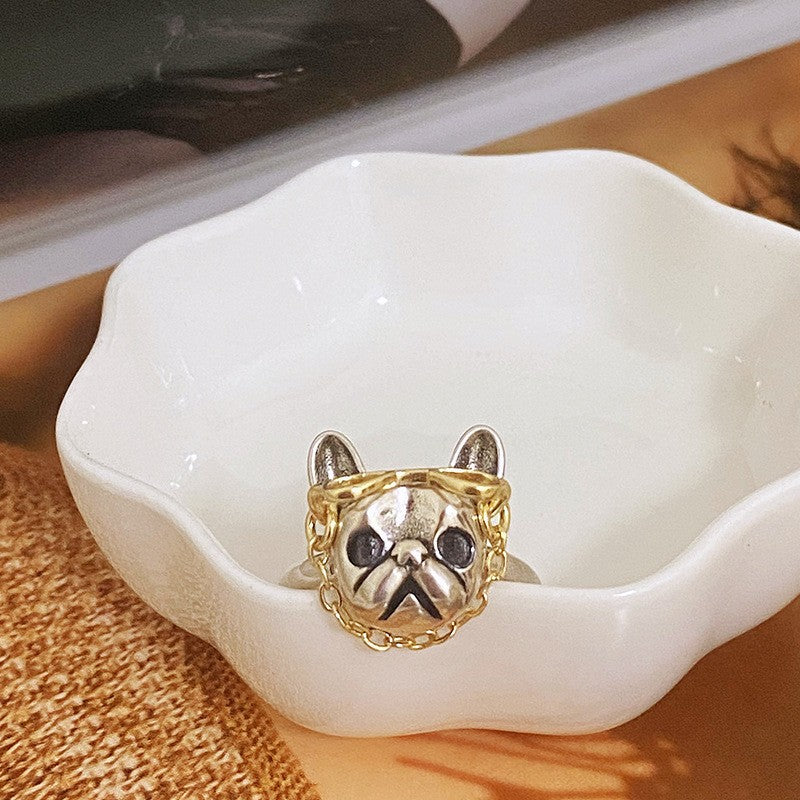 Classy French Bulldog Adjustable Ring