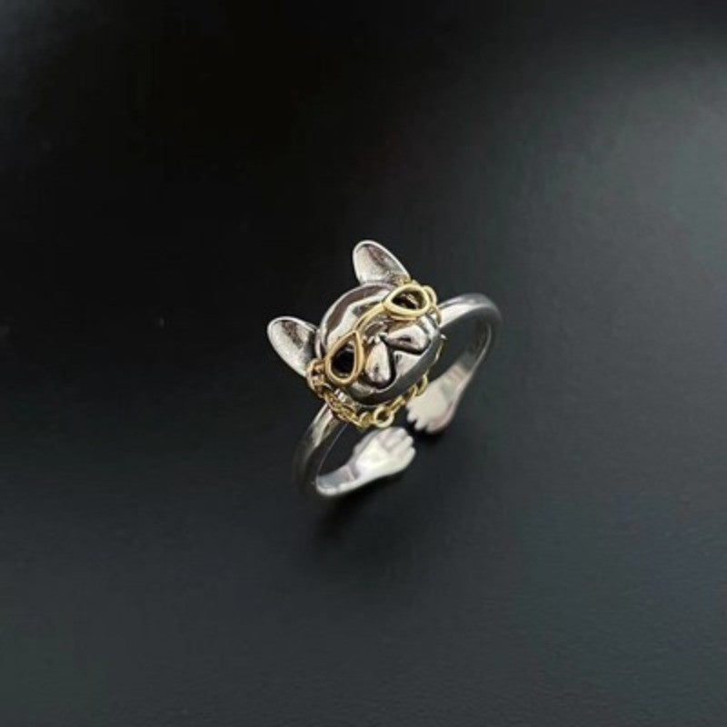 Classy French Bulldog Adjustable Ring