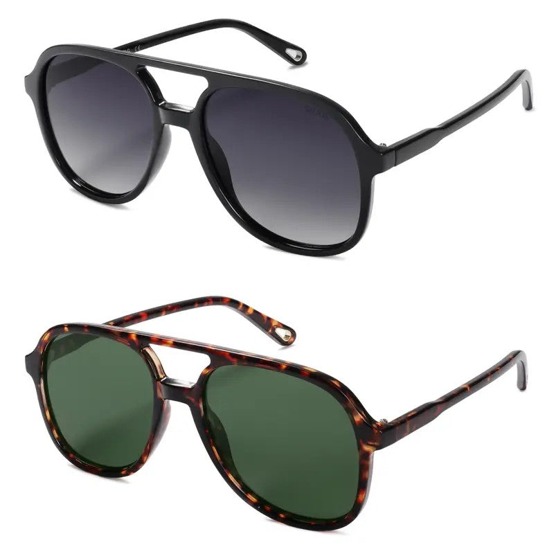 Classy Tortoise Aviator Sunglasses
