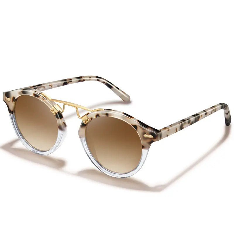 Classy Tortoiseshell Round Polarized Sunglasses