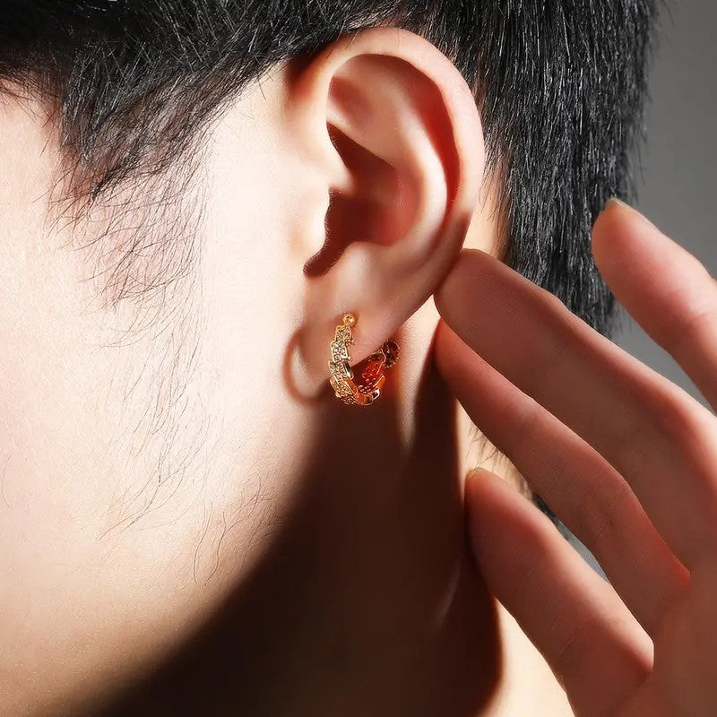 Dainty Lightning Bolt Stud Earrings