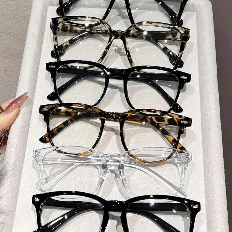 6pc Classy Leopard Acetate Glasses Set