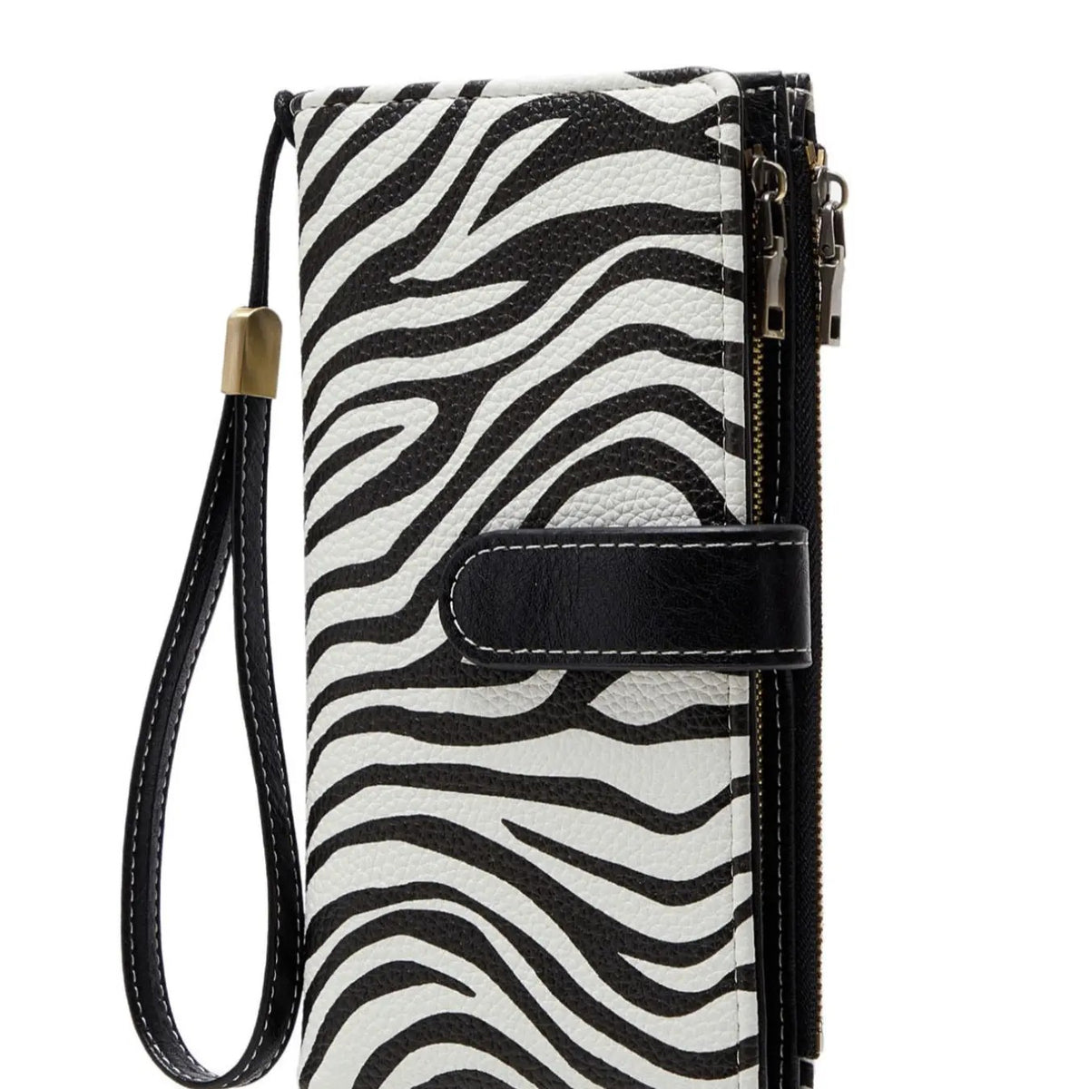 Classy Leopard Print Zipper Wallet