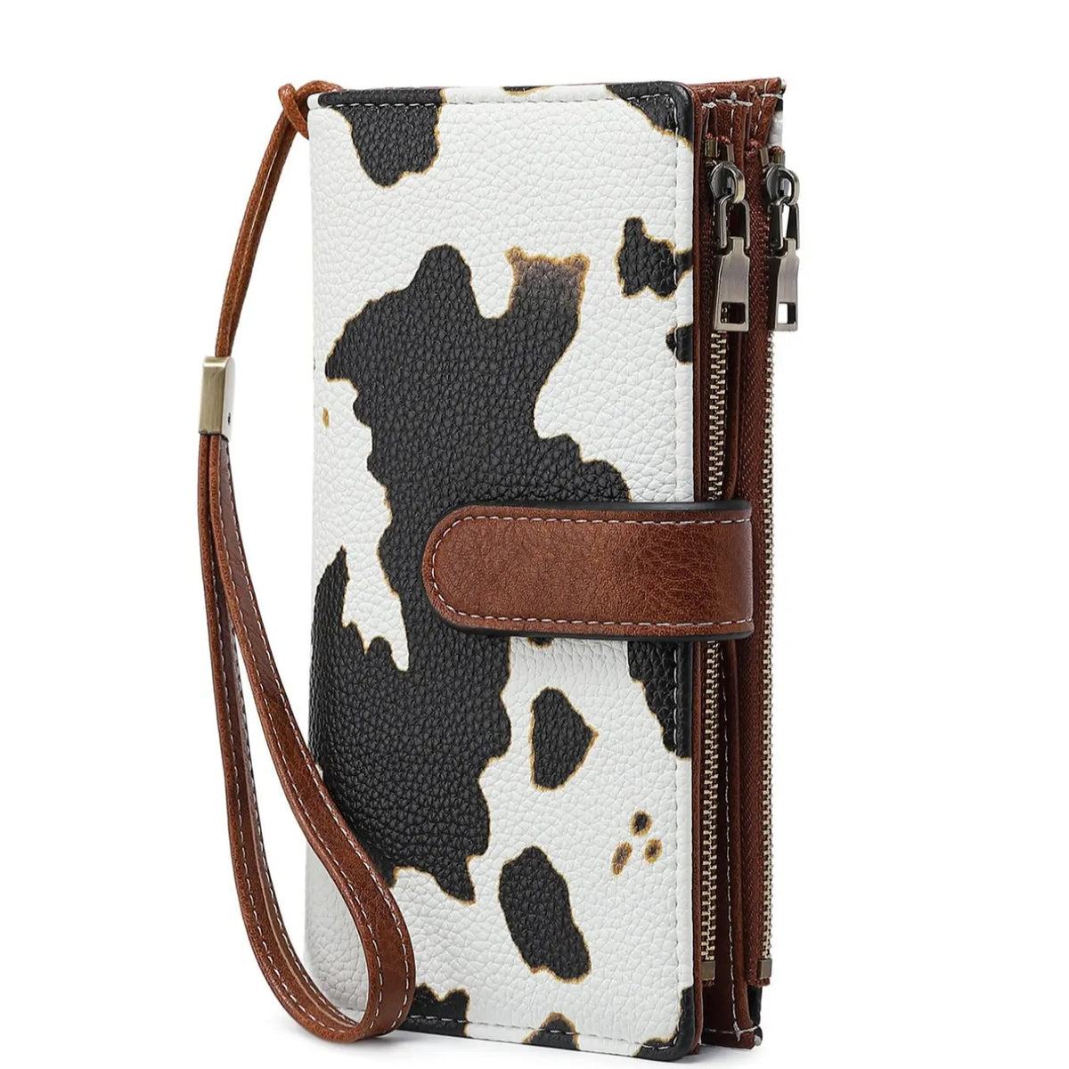 Classy Leopard Print Zipper Wallet