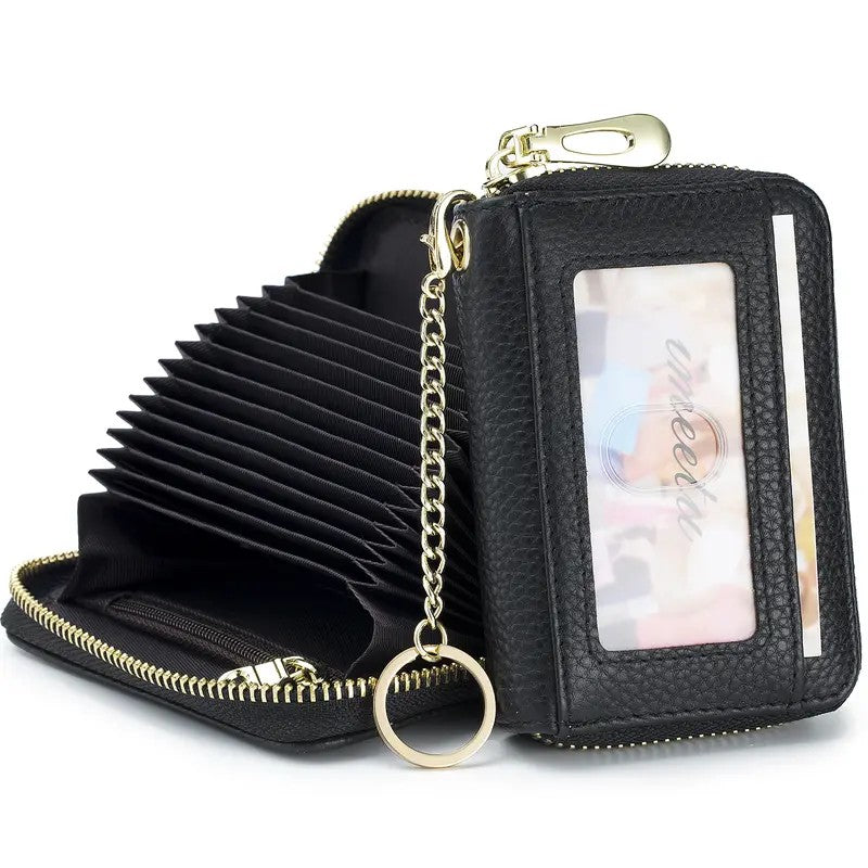Classy RFID Genuine Leather Cardholder