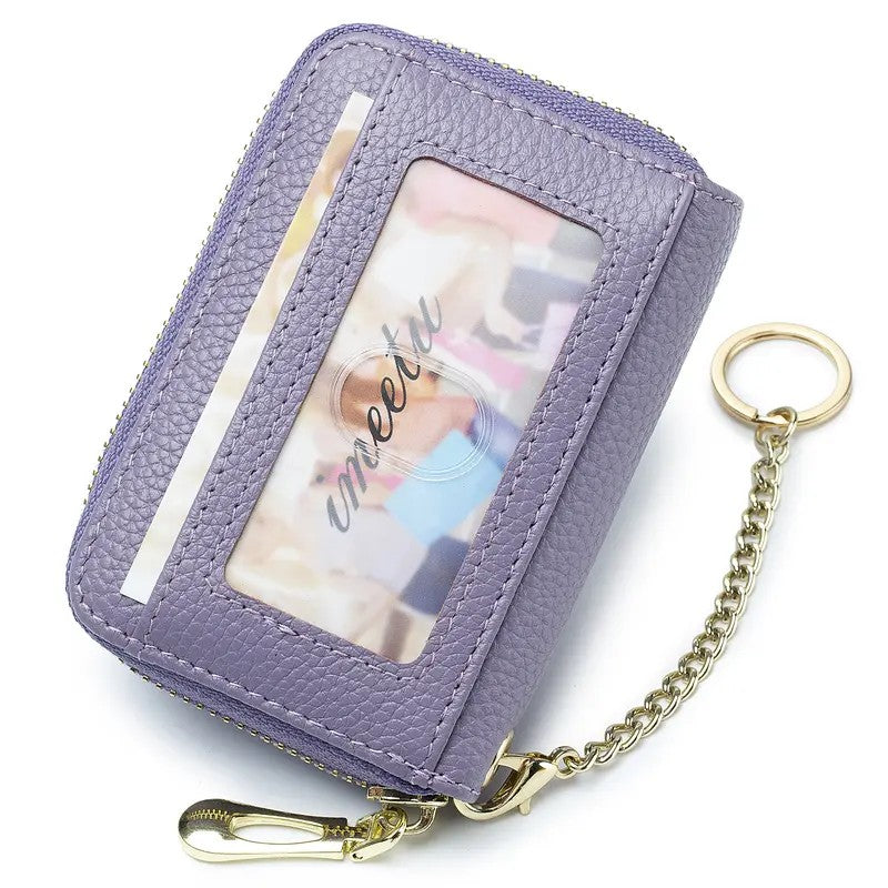 Classy RFID Genuine Leather Cardholder