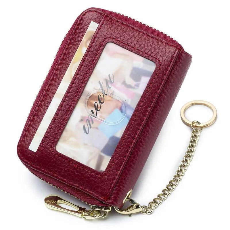 Classy RFID Genuine Leather Cardholder