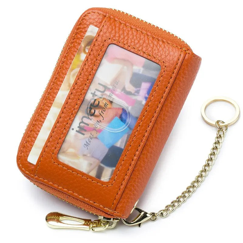 Classy RFID Genuine Leather Cardholder