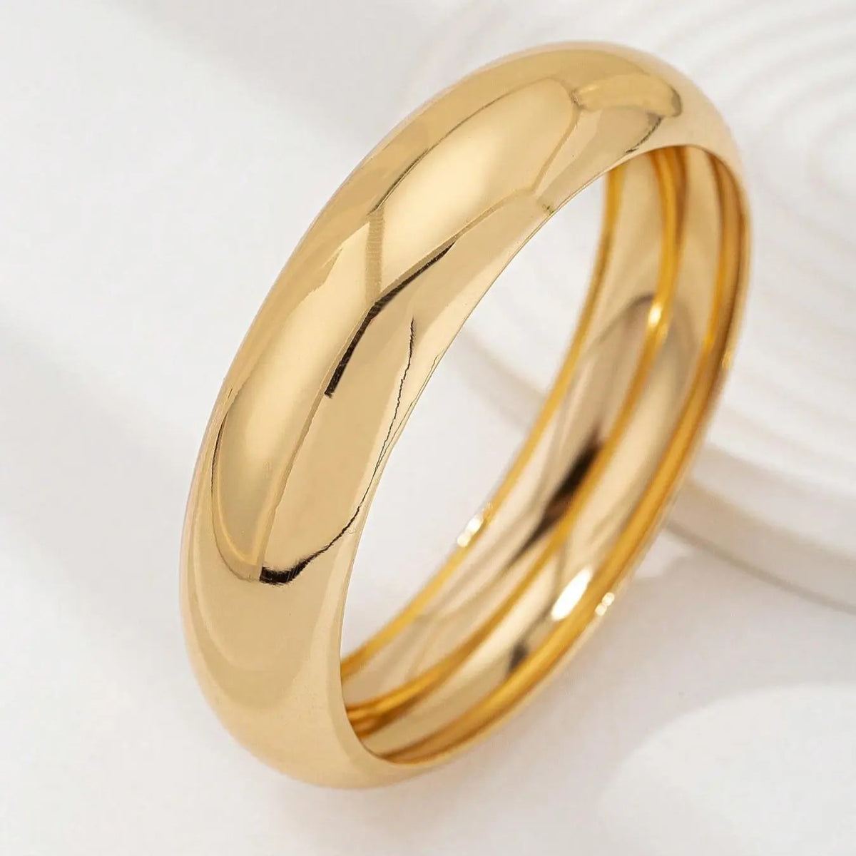 6pc Classy Multi-Tone Resin Bangle Set