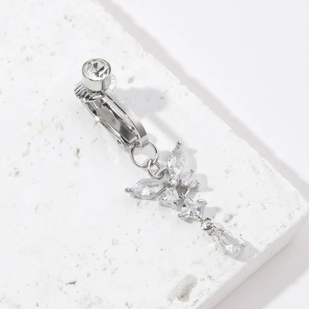 Dainty Butterfly Belly Button Ring