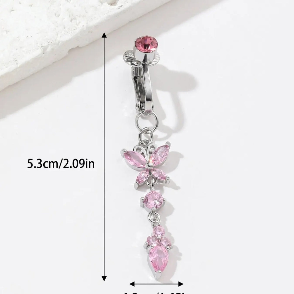 Dainty Butterfly Belly Button Ring