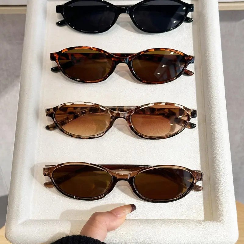 4pc Boho Oval Sunglasses Set