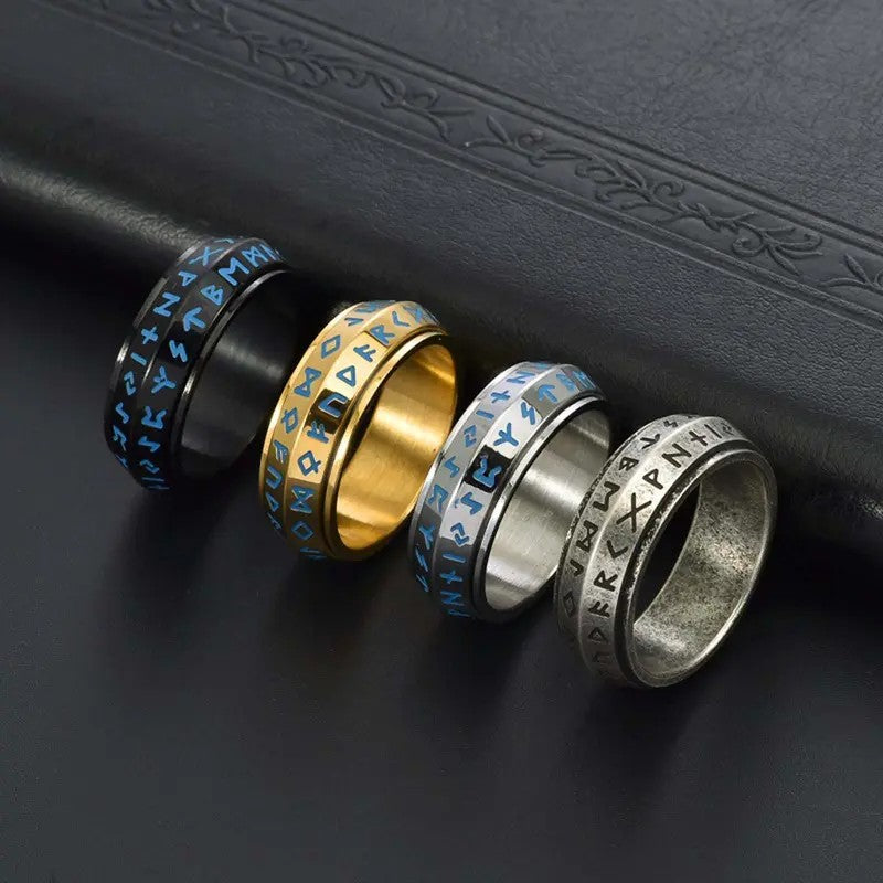 Classy Rune Spinner Ring