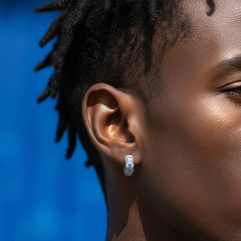Classy Square Cut Hoop Earrings