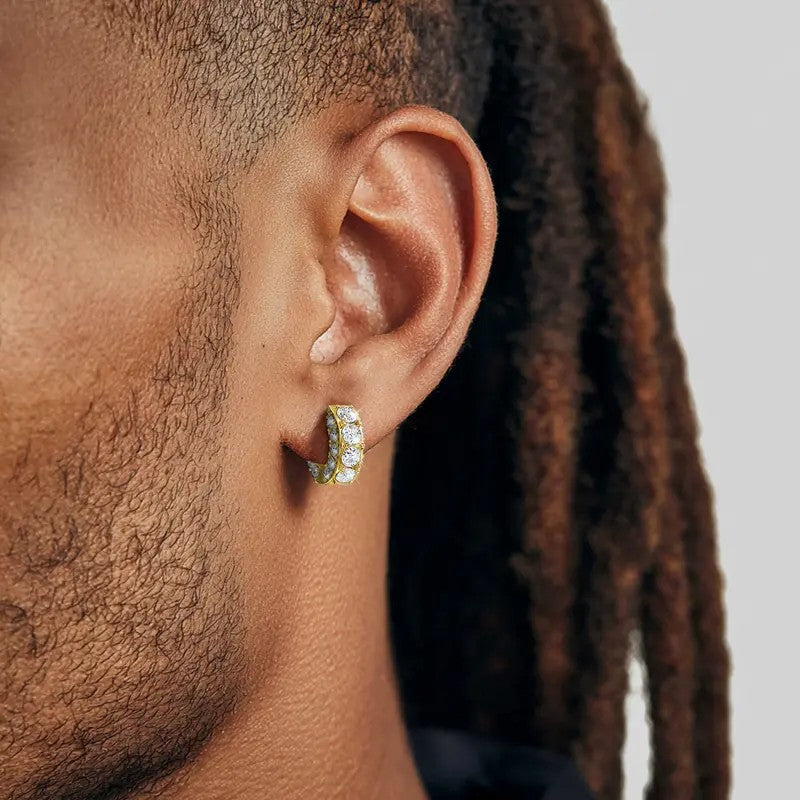 Classy Square Cut Hoop Earrings
