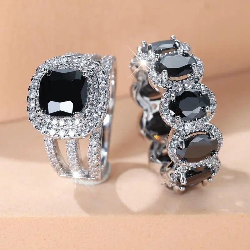 Classy Pink Zircon Halo Ring