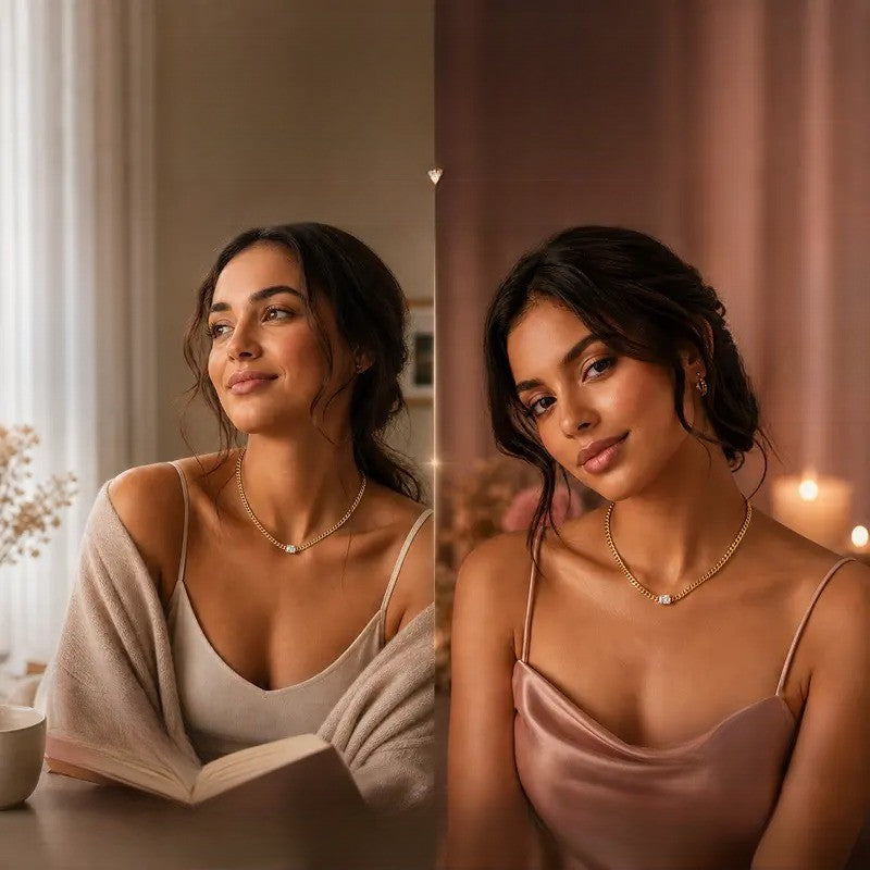 Classy Baguette CZ Cuban Link Necklace