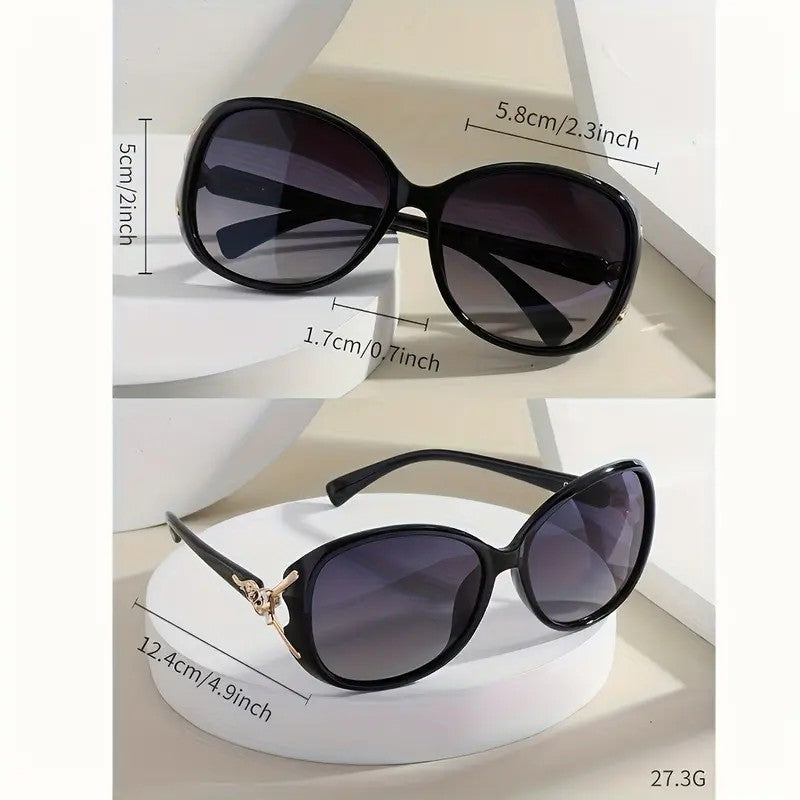 6pc Classy Floral Cat Eye Sunglasses Set