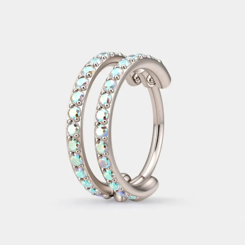 Dainty Double Hoop Nose Ring